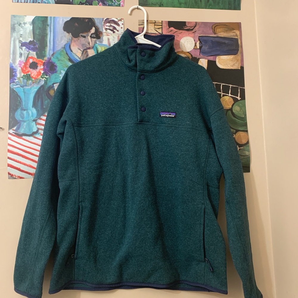 Patagonia quarter button up sweater